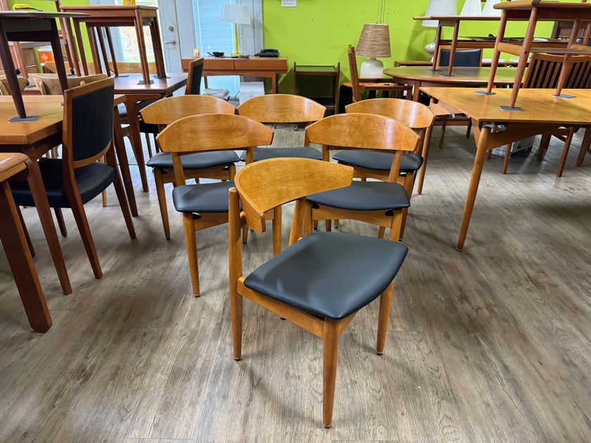 6 Mid Century Dining Chairs