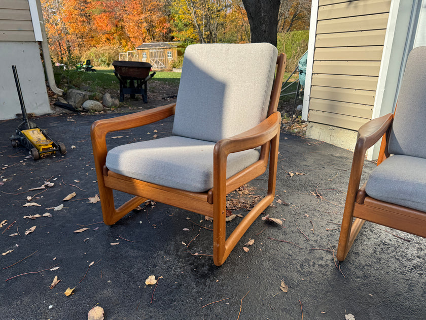 Mid Century Teak Sofa and Chair Set