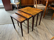 Load image into Gallery viewer, Sale!!! Mid Century Brazilian Rosewood Nesting Tables