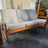 Mid Century Teak Sofa and Chair Set
