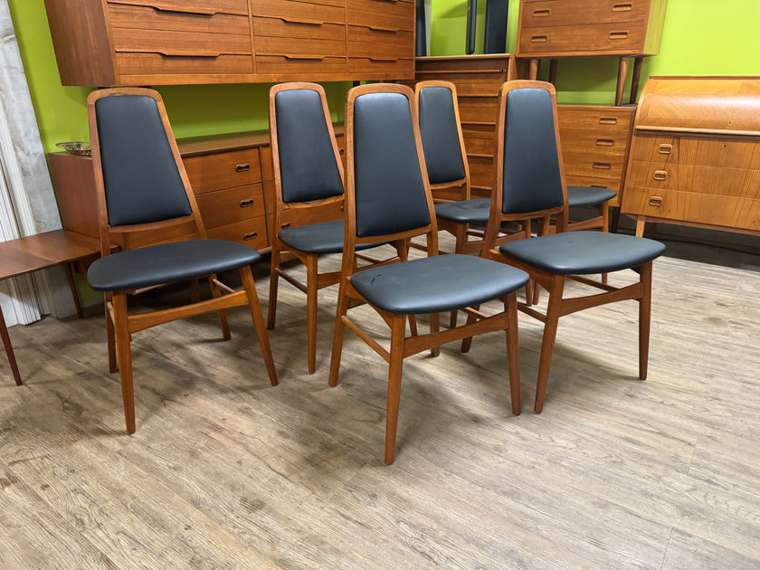 Sale!!! 6 Mid Century Teak Dining Chairs from Denmark