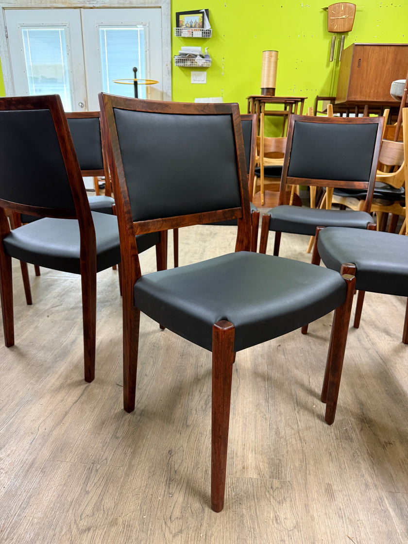 6 Mid Century Dining Chairs from Sweden