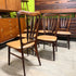 6 Mid Century Brazilian Rosewood Dining Chairs from Denmark