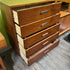 Mid Century Teak Highboy Dresser