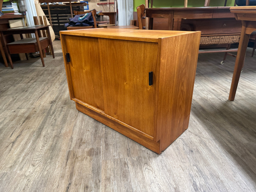 Mid Century Teak Record Cabinet