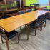 Mid Century XL Teak Dining Table