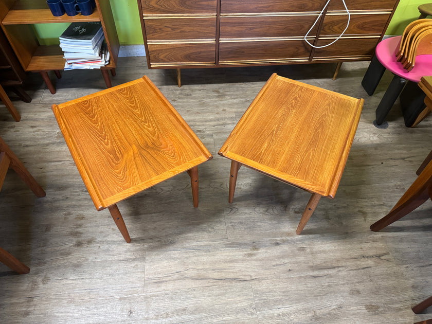 Mid Century Teak Side Tables