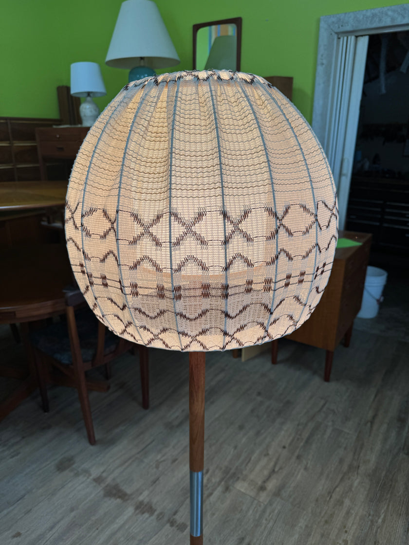 Mid Century Teak Floor Lamp