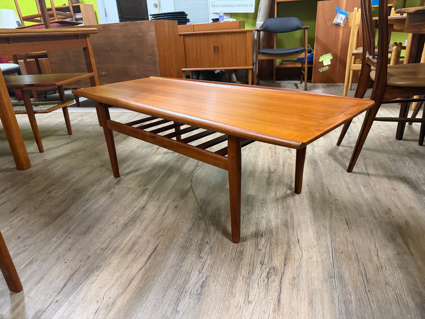 Mid Century Teak Coffee Table from Denmark