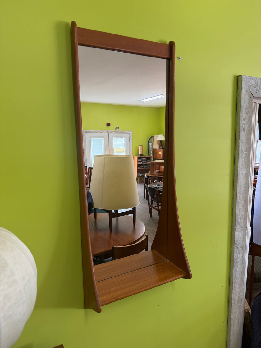 Mid Century Teak Mirror