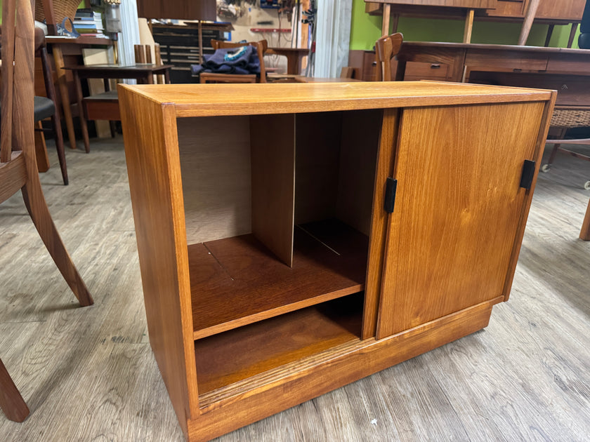 Mid Century Teak Record Cabinet
