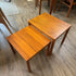 Mid Century Teak Nesting Tables