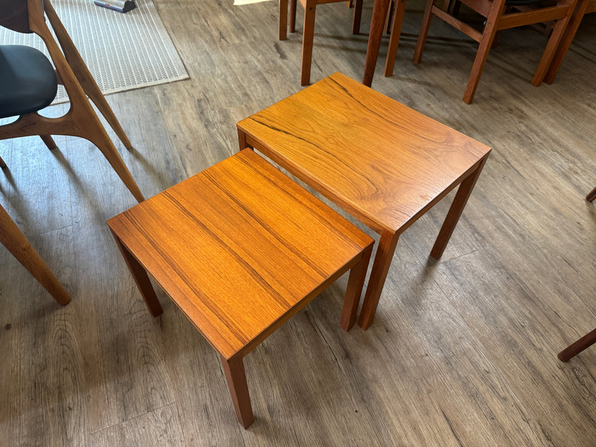 Mid Century Teak Nesting Tables
