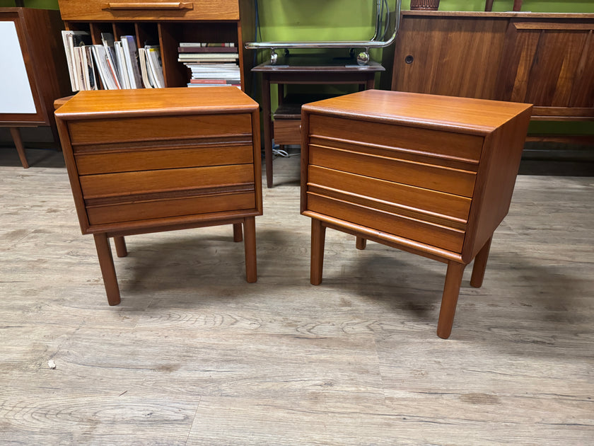 Mid Century Teak Night Stands