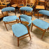 4 Mid Century Teak Dining Chairs