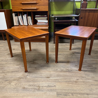 Mid Century Teak Side Tables from Denmark