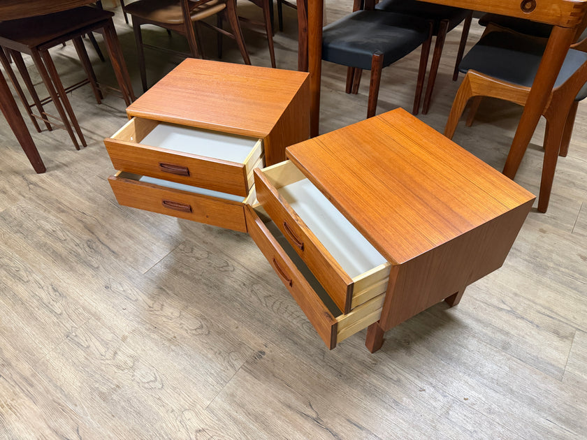 Mid Century Teak Nighstands