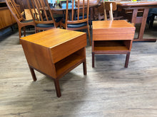 Load image into Gallery viewer, Mid Century Teak Night Stands