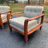 Mid Century Teak Sofa and Chair