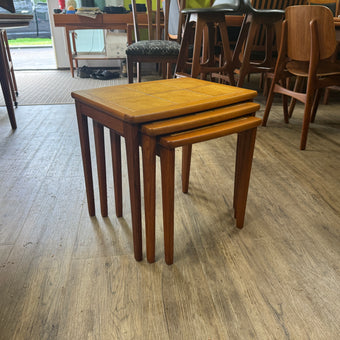 Mid Century Teak Nesting Tables