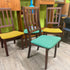 4 Mid Century Teak Dining Chairs