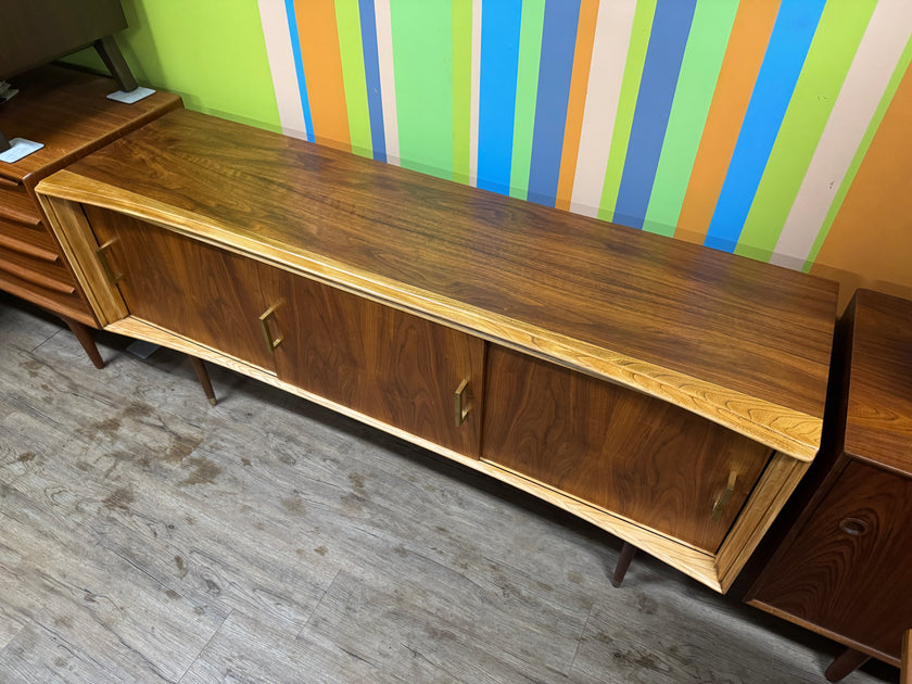 Mid Century Walnut and Ash Sideboard