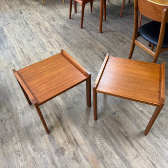 Mid Century Teak Side Tables