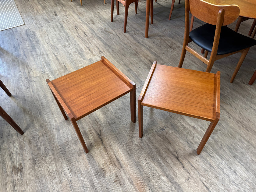 Mid Century Teak Side Tables