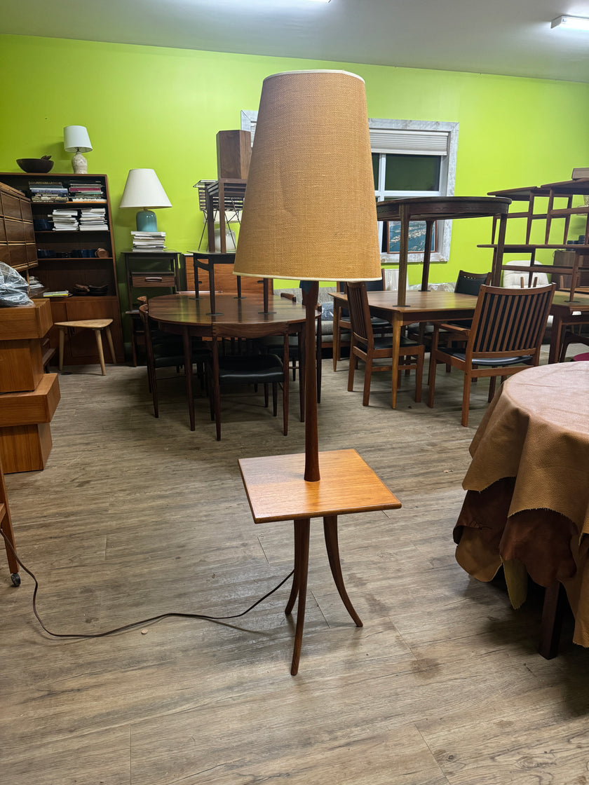Mid Century Teak Floor Lamp