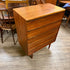 Mid Century Teak Highboy Dresser