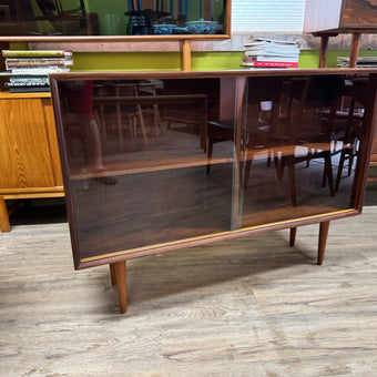 Mid Century Teak Display Cabinet
