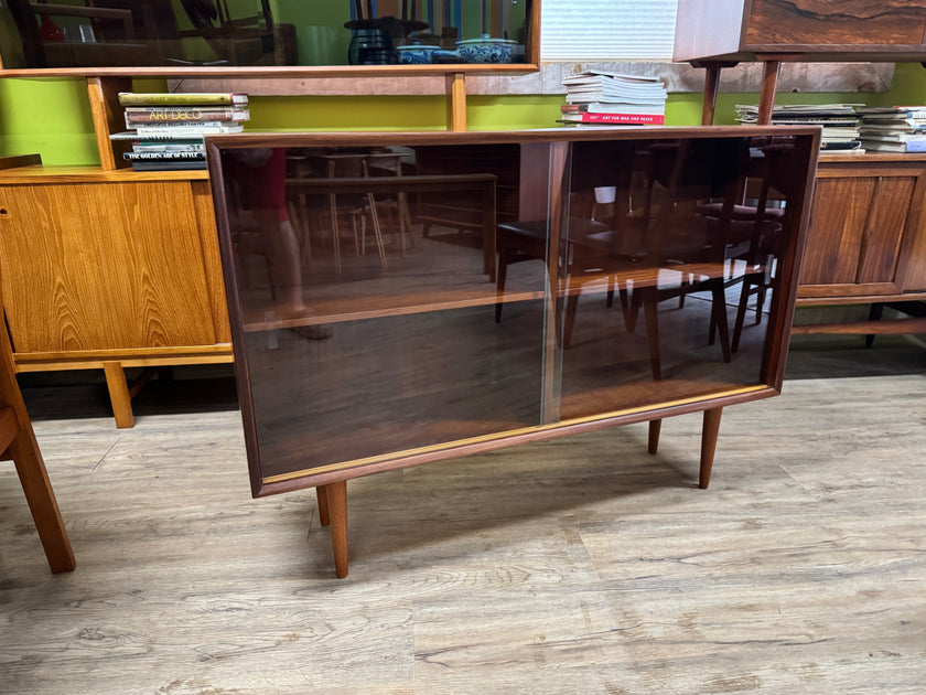 Mid Century Teak Display Cabinet