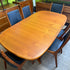 Sale!!! Mid Century Teak Dining Table