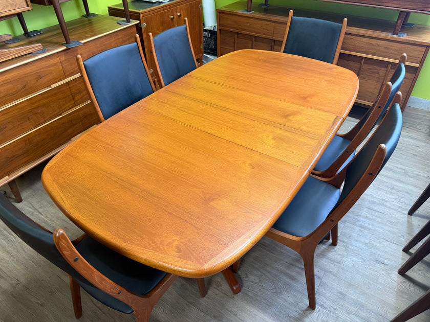 Sale!!! Mid Century Teak Dining Table