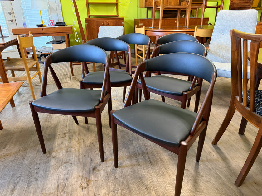 6 Mid Century Chairs from Denmark