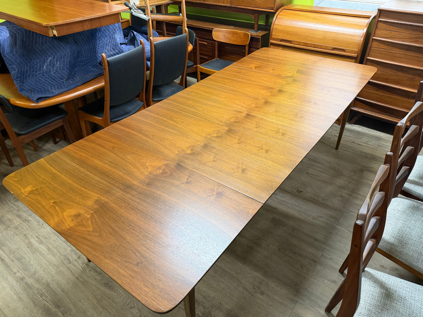Mid Century Walnut Dining Table