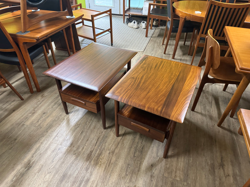 Mid Century Solid Teak Side Table