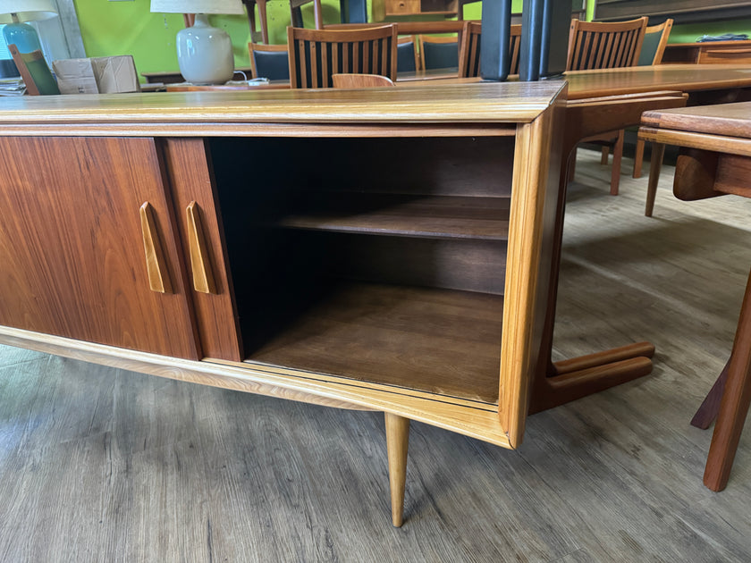 Mid Century Walnut and Ash Sideboard