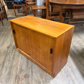 Mid Century Teak Record Cabinet
