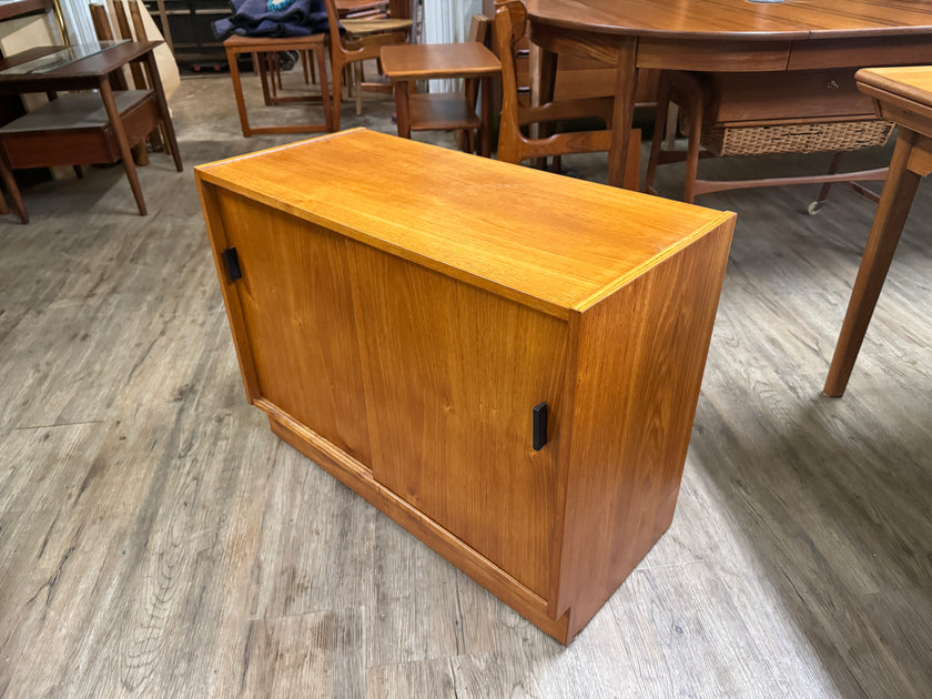 Mid Century Teak Record Cabinet