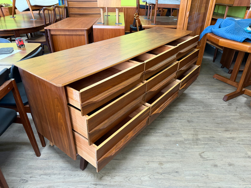 Mid Century Walnut Dresser
