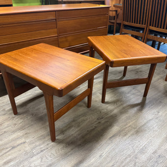 Mid Century Teak Side Tables