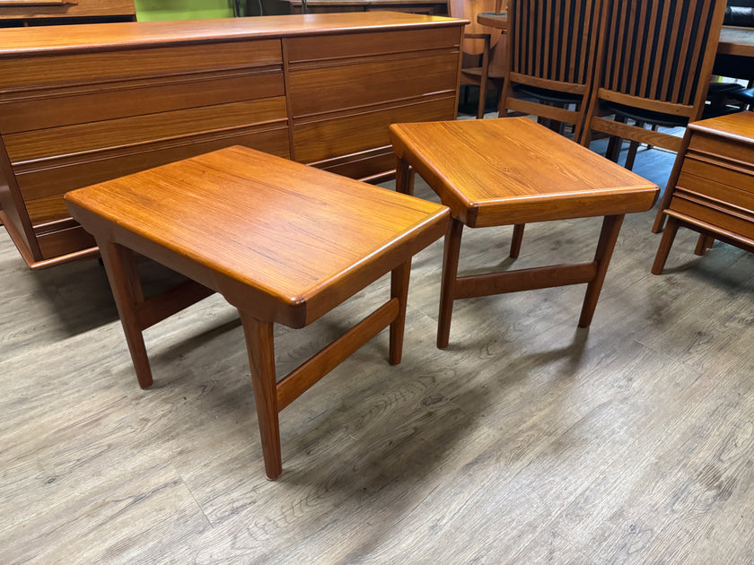 Mid Century Teak Side Tables