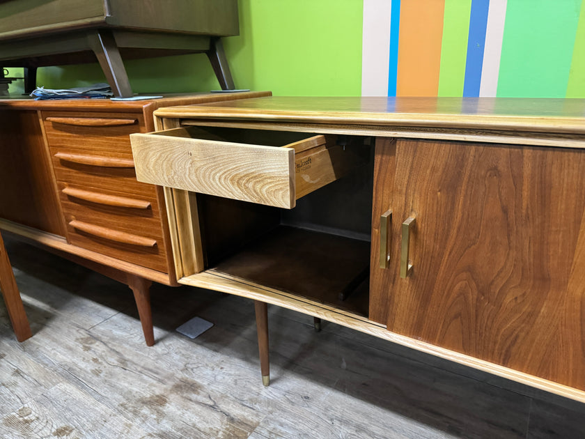 Mid Century Walnut and Ash Sideboard