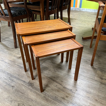 Mid Century Teak Nesting Tables