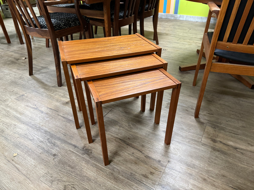 Mid Century Teak Nesting Tables