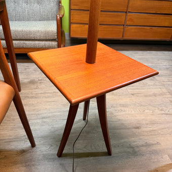 Mid Century Teak Floor Lamp