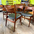 4 Mid Century Teak Dining Chairs from Denmark