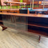 Mid Century Brazilian Rosewood TV Stand / Display Cabinet