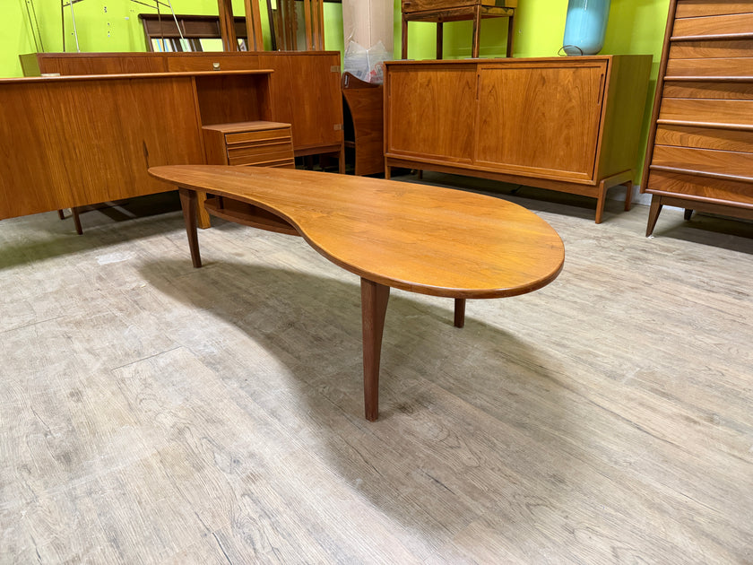 Mid Century Teak Kidney Coffee Table
